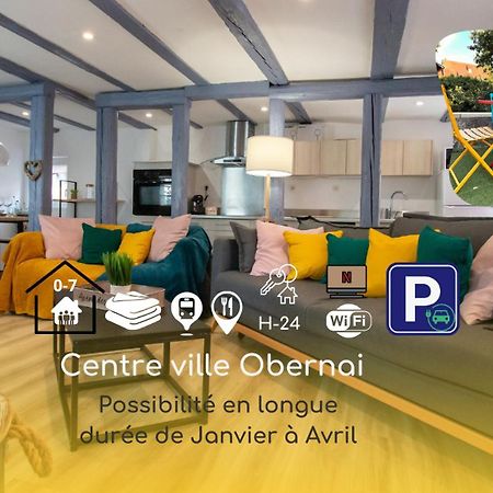 Le Nid Cosy D'Obernai /2Min Centre Ville/Parking Exterior foto